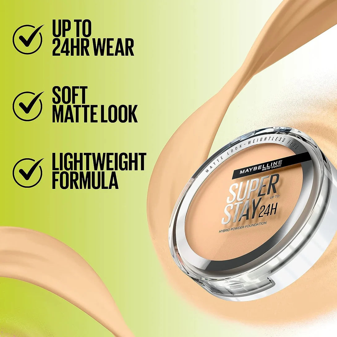Maybelline Super Stay Powder 21 Nude Longwear Waterproof