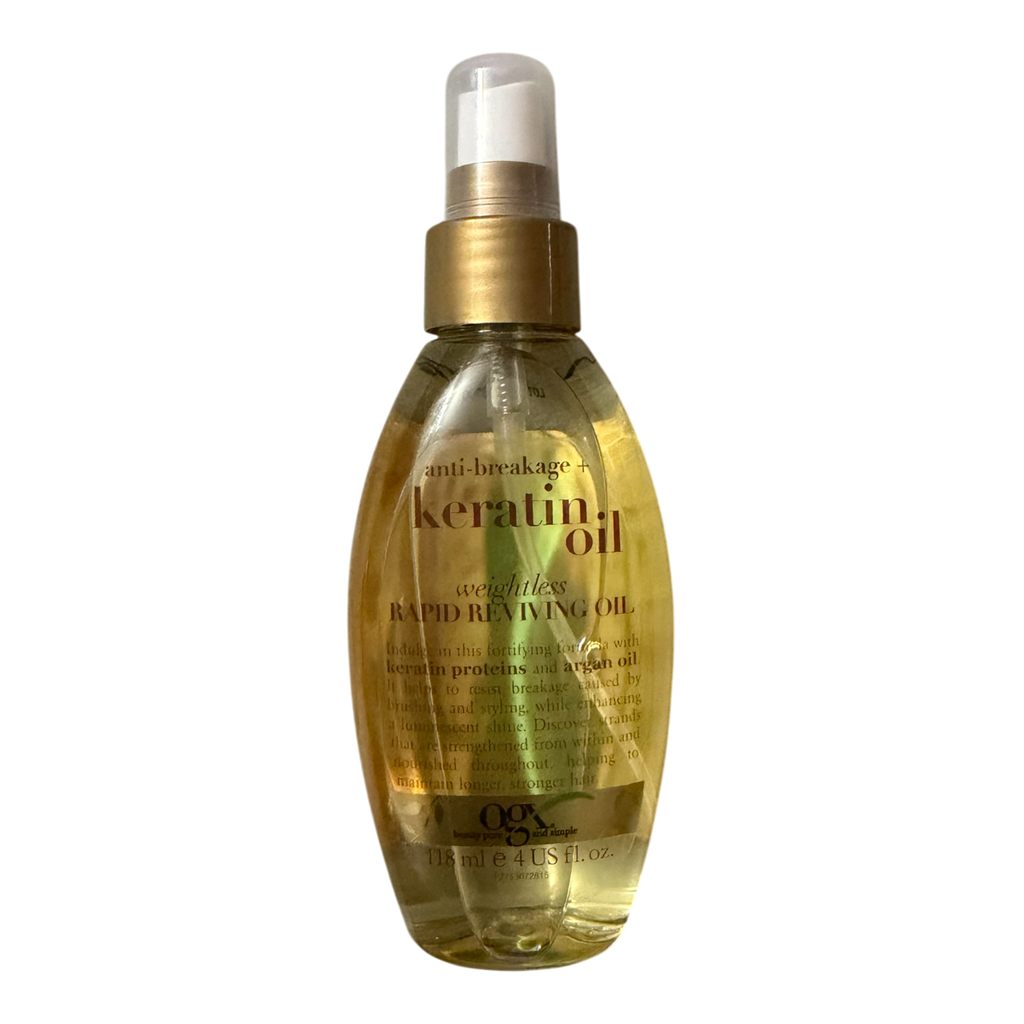 OGX Anti-Breakage Keratin Oil Weightless Rapid Reviving Hair Oil (118ml)